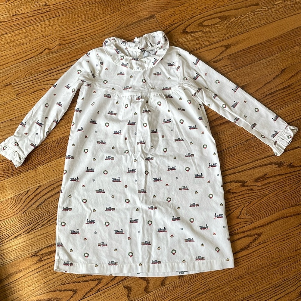 Two Petite Plume Christmas nightgowns, girls size 8